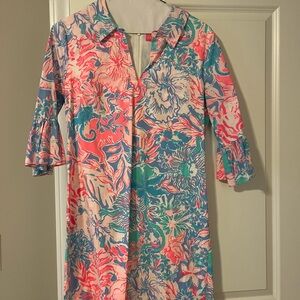 Lilly Pulitzer Pink and Gold Tag